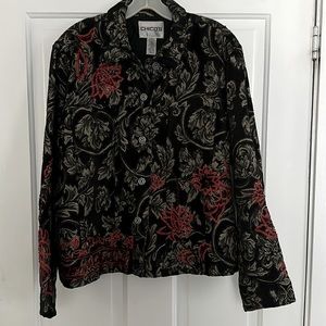 Chico’s embroidered jacket